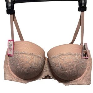 Maidenform Essentials Multi-way convertible push-up bra. Size 38DD. NWT!!